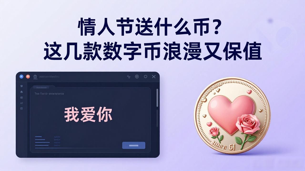 情人节送什么币？这几款数字货币浪漫又保值
