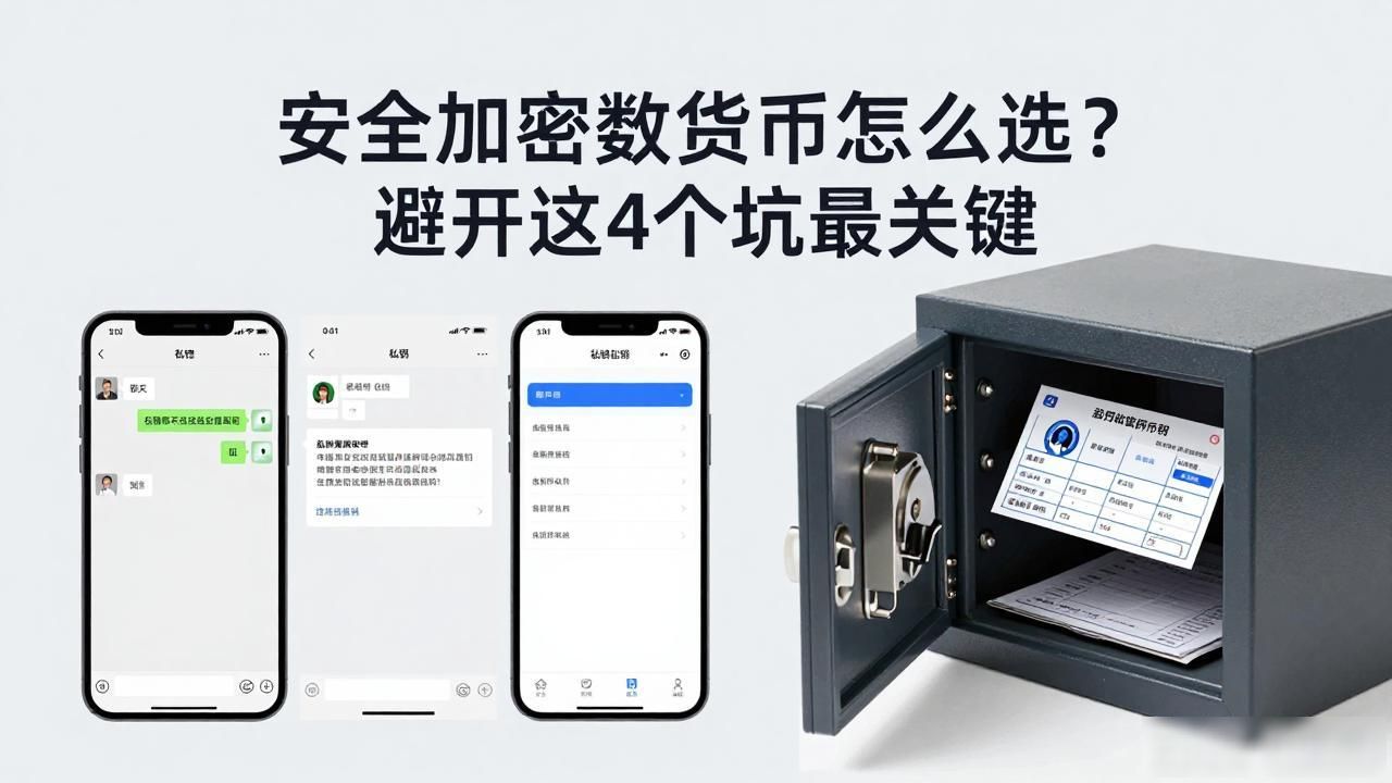 安全加密数字货币怎么选？避开这4个坑最关键